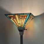 Tiffany Mission Style Green Lamp | Tiffany Lamps for Sale