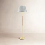 62" Floor Lamp Gray | Floor Lamp Gold