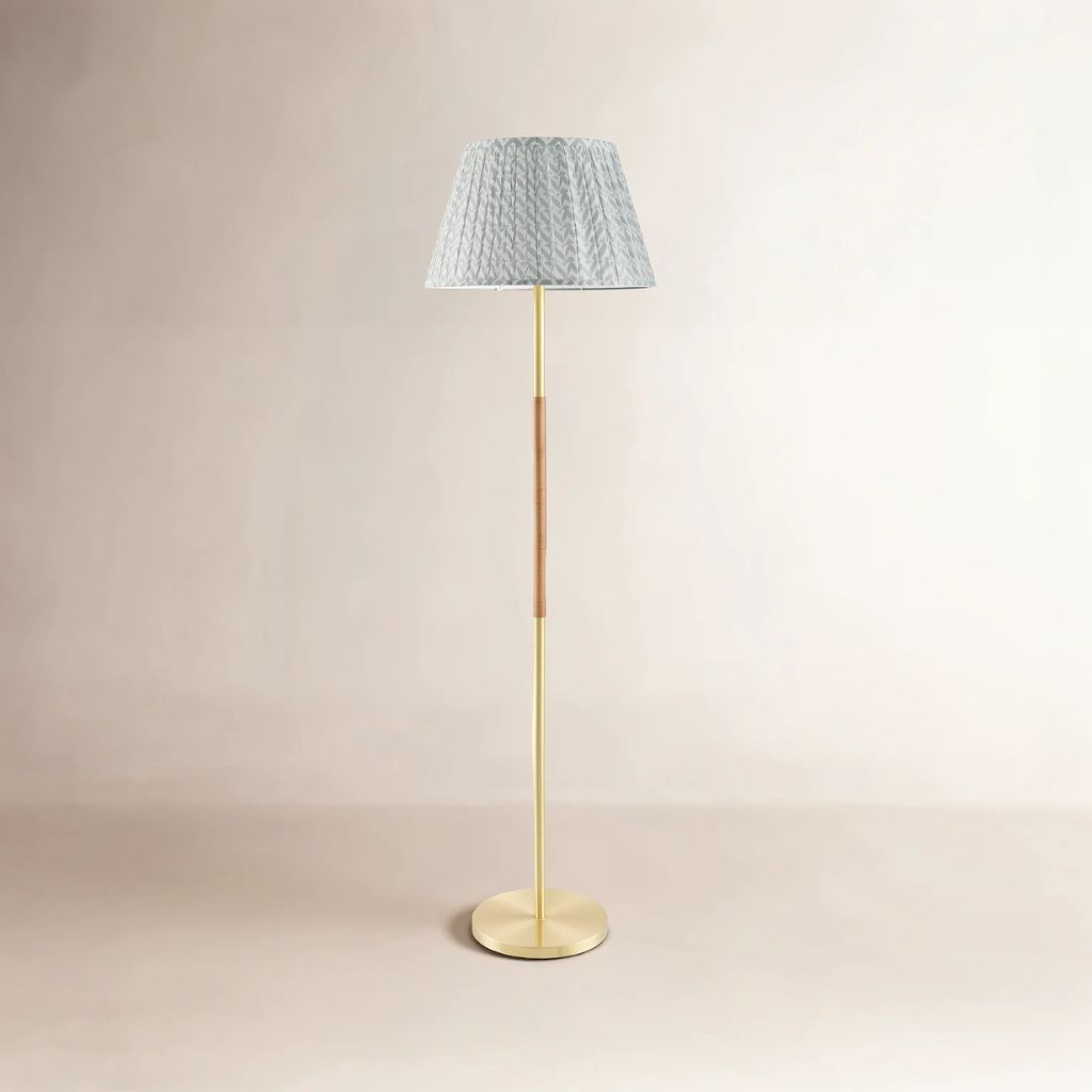 8 62" Floor Lamp Gray | Floor Lamp Gold