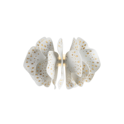 NIGHTBLOOM WALL SCONCE with matte finish and interior glow, handcrafted in Spain