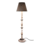 FIREFLY FLOOR LAMP with soft pastel tones and gold luster details, handcrafted in Spain by Lladró artisans