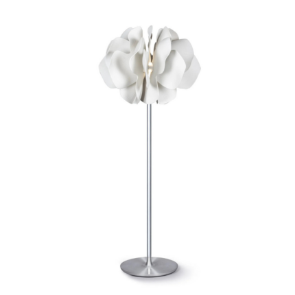 Marcel Wanders x Lladró handcrafted NIGHTBLOOM FLOOR LAMP with matte finish, illuminated from within — Lume Art Gallery