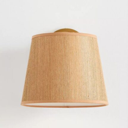 ABENI WOVEN GRASSCLOTH WALL SCONCE