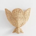 SOLIE WOVEN WICKER WALL SCONCE