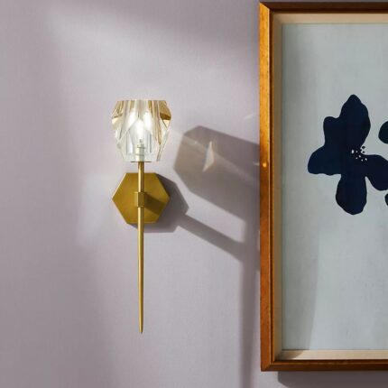 GEMMA CRYSTAL METAL SCONCE WALL LIGHT