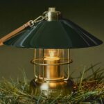 BARBOUR X ANTHROPOLOGIE GREEN METAL RECHARGEABLE LANTERN