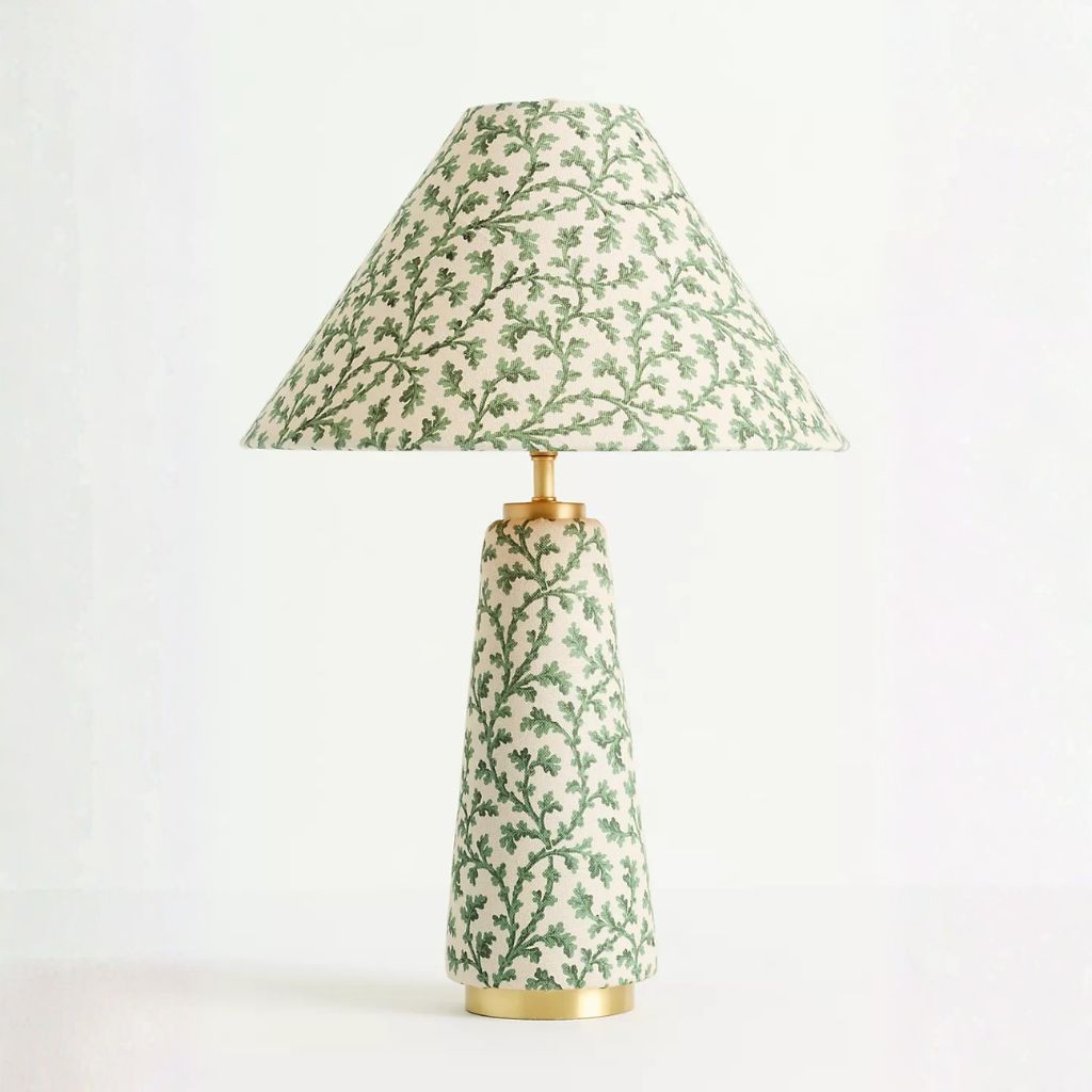 LULU PRINTED FABRIC UPHOLSTERED EMPIRE TABLE LAMP IRENA LULU PRINTED FABRIC UPHOLSTERED EMPIRE TABLE LAMP IRENA