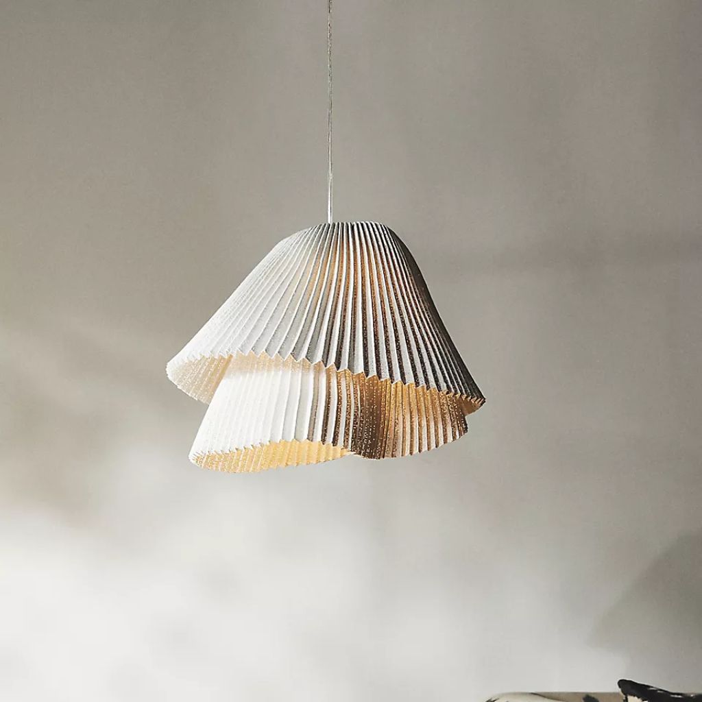 TEMPO VIVACE PLEATED METAL PENDANT TEMPO VIVACE PLEATED METAL PENDANT