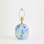 SPECKLED GLASS TABLE LAMP BASE