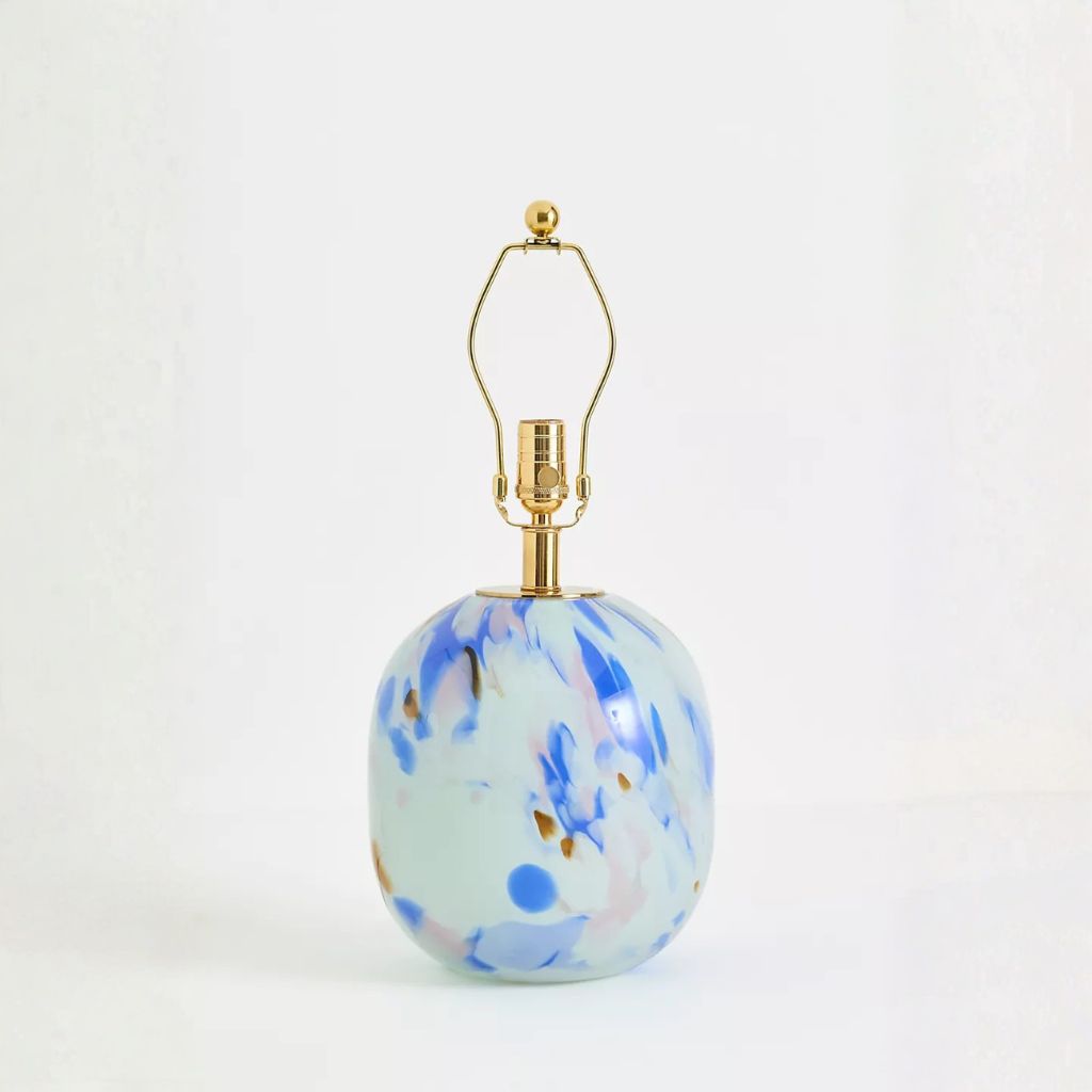 SPECKLED GLASS TABLE LAMP BASE SPECKLED GLASS TABLE LAMP BASE