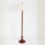 DUMPLING WOOD FLOOR LAMP RAW SILK