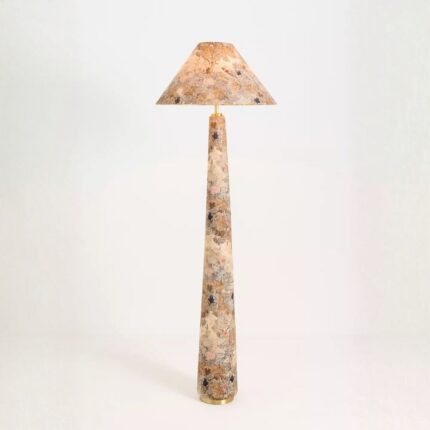 LULU PRINTED FABRIC UPHOLSTERED EMPIRE FLOOR LAMP FRANCOIS