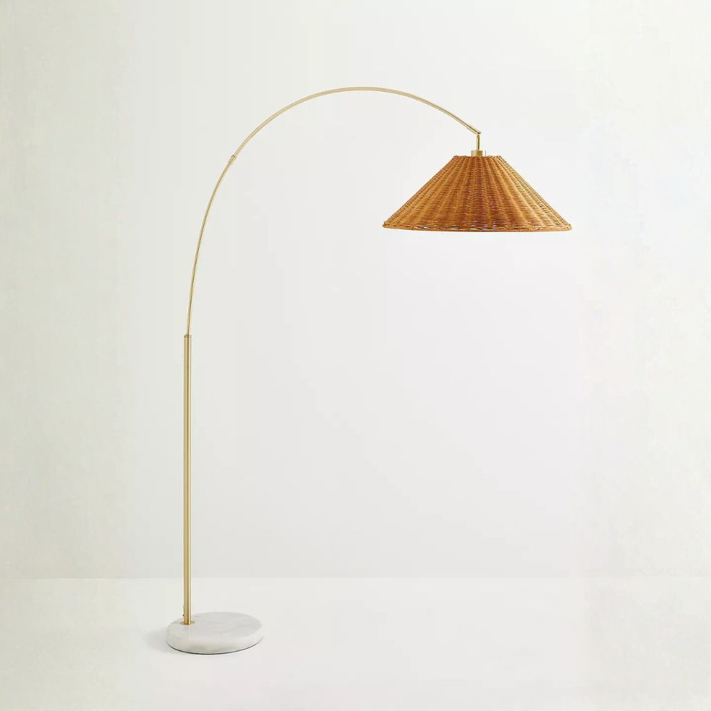 OVERARCHING FLOOR LAMP NATURAL OVERARCHING FLOOR LAMP NATURAL