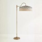 SINCLAIR TASSEL FRINGED LINEN FLOOR LAMP IRENA