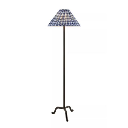 KUKIO PRINTED SHADE FLOOR LAMP BLUE