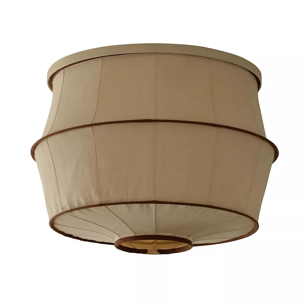 TULIP BROWN HAND STITCHED COTTON GEM MAGNETIC SLIP SHADE TULIP BROWN HAND STITCHED COTTON GEM MAGNETIC SLIP SHADE
