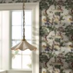 BOBBI CREAM WAVY CERAMIC PENDANT LIGHT