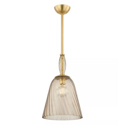 BLEECKER RIBBED ARTISAN GLASS PENDANT