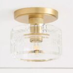 REGINA ANDREW BIJOUX CRYSTAL FLUSH MOUNT LIGHT