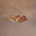 HUDSON VALLEY LIGHTING HAYWORTH RATTAN UPLIT CHANDELIER