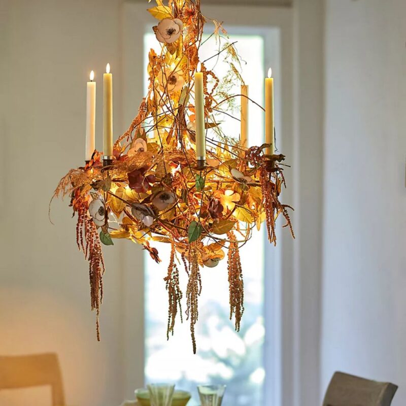 DREAM FLORAL CANDLE CHANDELIER LIGHT