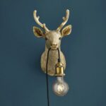 BABY HARRY GOLD DEER WALL LAMP