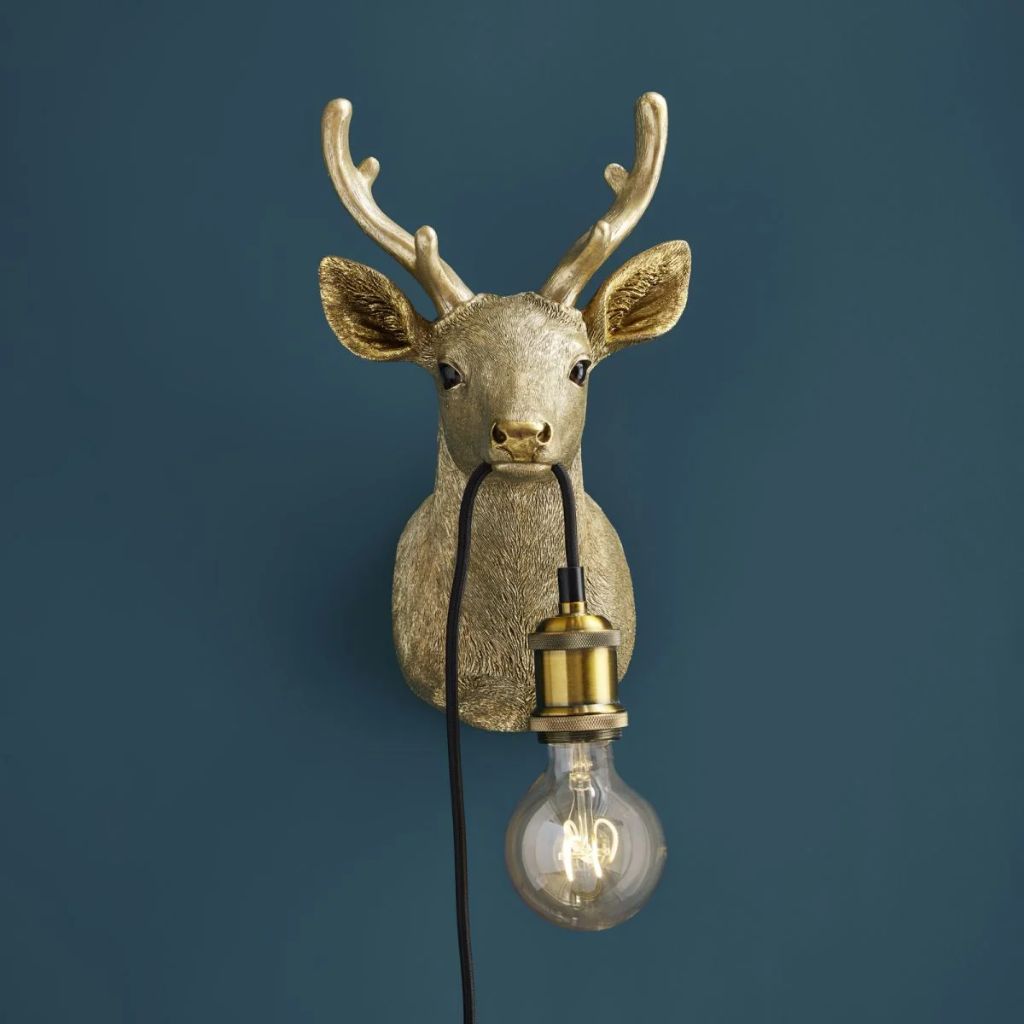BABY HARRY GOLD DEER WALL LAMP BABY HARRY GOLD DEER WALL LAMP