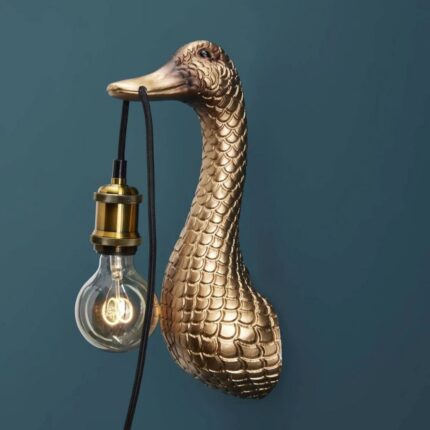 SON OF A DUCK GOLD WALL LIGHT