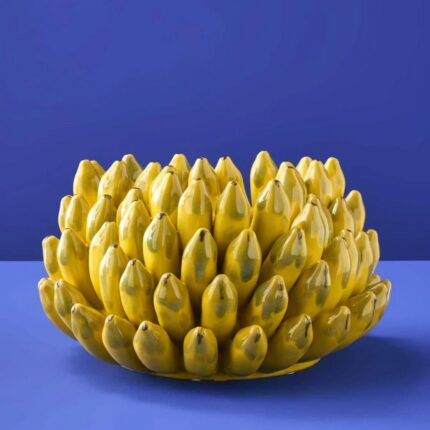 VASE BOWL BANANAS YELLOW