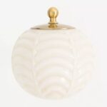 CREAM CHARLOTTE MILK GLASS WALL SCONCE