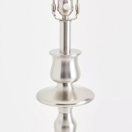 ANTIQUE NICKEL FLOOR LAMP BASE DESIGN