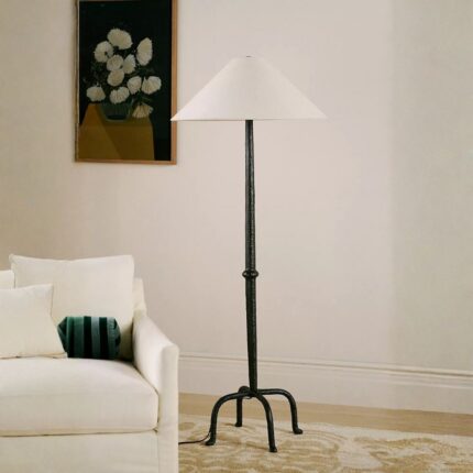 NEVILLE FLOOR LAMP IN BLACK