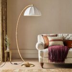 MONTAGUE OVERARCHING FLOOR LAMP WITH METAL FRAME