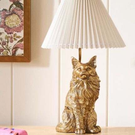 ICON DOMESTIC SHORTHAIR CAT TABLE LAMP