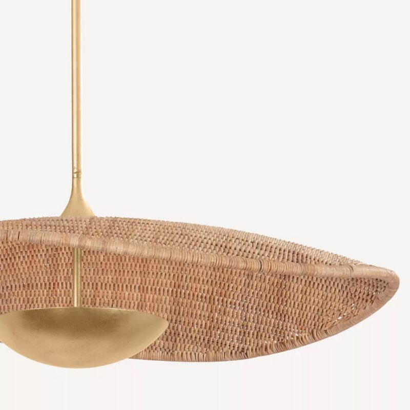 SHILOH VINTAGE GOLD PENDANT LIGHT BY HUDSON VALLEY LIGHTING
