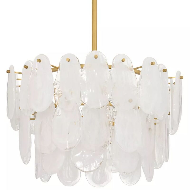 LEON GLAZED GLASS CEILING CHANDELIER