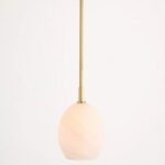 ARTEMIS ALABASTER SINGLE PENDANT LIGHT BY REGINA ANDREW