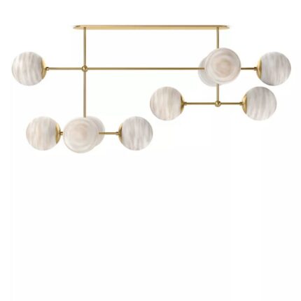 ARMSTRONG BRONZE LINEAR CHANDELIER LIGHT