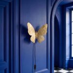 BUTTERFLY WALL LIGHT WITH GOLD FINISH