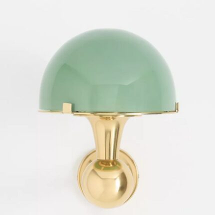GREEN MERVE KAHRAMAN CABINET OF CURIOSITIES MUSHROOM GLASS WALL SCONCE
