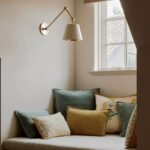 ROBERTA WHITE SCALLOPED LEATHER SCONCE WALL LIGHT