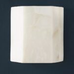 BOREALIS ALABASTER HEXAGON WALL SCONCE LIGHT