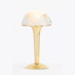 MERVE KAHRAMAN CABINET OF CURIOSITIES GLASS MUSHROOM TABLE LAMP