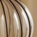 STRIPED IRON DECORATIVE TABLE LAMP