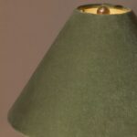 LULU TABLE LAMP WITH SAGE VELVET SHADE