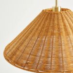 OVERARCHING NATURAL ACCENT FLOOR LAMP