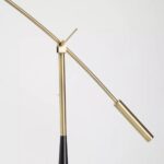 LEROY PLEATED SHADE ARC FLOOR LAMP