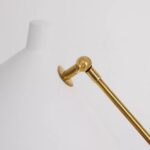MAYOTTE LARGE DECORATIVE FLOOR LAMP IN BRASS
