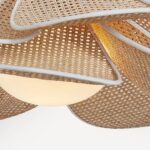 FLORINA ONE LIGHT AGED BRASS PENDANT LIGHT WITH OPAL GLASS