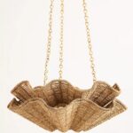 HUDSON VALLEY HAYWORTH RATTAN CHANDELIER WITH UPLIGHT DESIGN